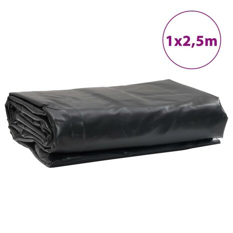 Dekzeil 650 g/m² 1x2,5 m zwart 9