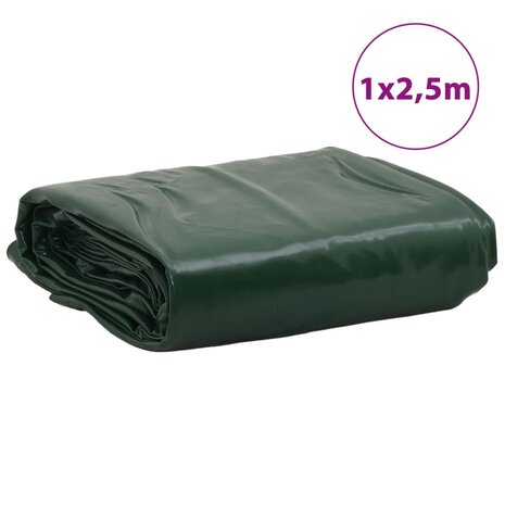 Dekzeil 650 g/m² 1x2,5 m groen 8