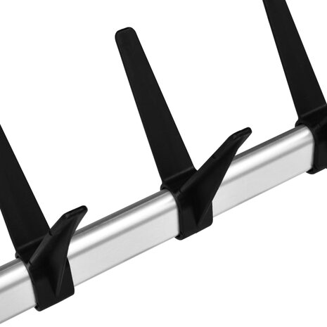 Kledingkastsysteem met stangen en schap telescopisch aluminium 9