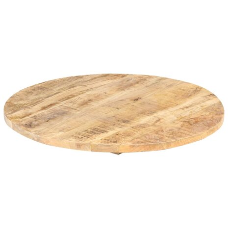 Tafelblad rond 25-27 mm 40 cm massief mangohout 7