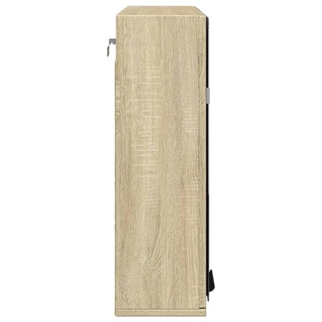 Badkamerspiegelkast 64,5x20x66,5 cm bewerkt hout sonoma eiken 5