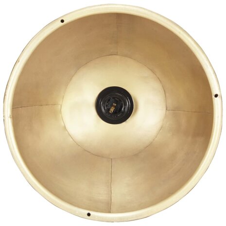 Hanglamp industrieel rond 25 W E27 30 cm messingkleurig 8