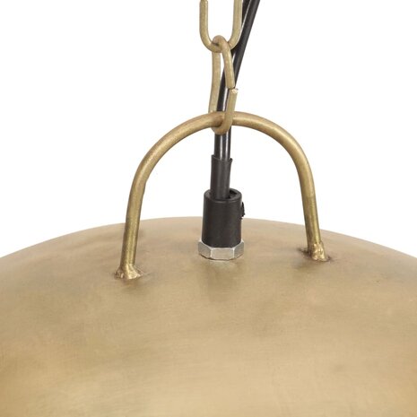 Hanglamp industrieel vintage rond 25 W E27 41 cm messingkleurig 6
