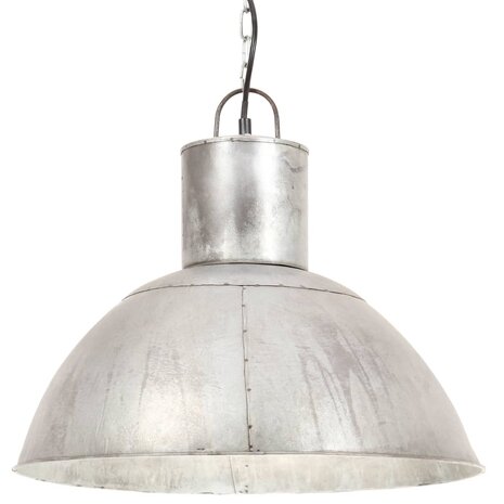 Hanglamp rond 25 W E27 48 cm zilverkleurig 2