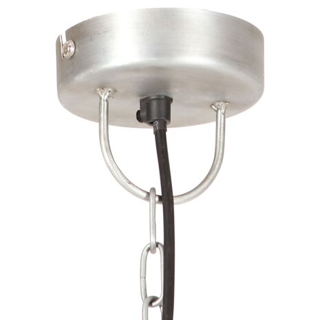Hanglamp rond 25 W E27 48 cm zilverkleurig 5