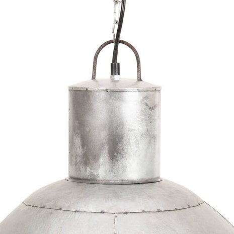 Hanglamp rond 25 W E27 48 cm zilverkleurig 6