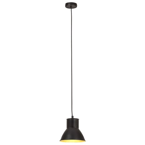 Hanglamp rond 25 W E27 17 cm zwart 4