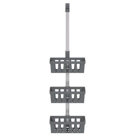 Doucherek 30x15x(67-105) cm aluminium 3