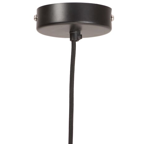Hanglamp industrieel rond 25 W E27 19 cm zwart 6