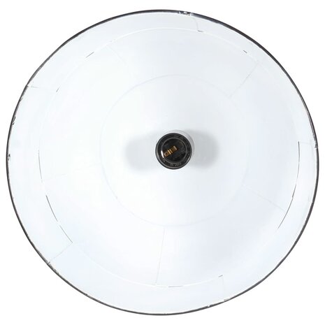 Hanglamp industrieel vintage rond 25 W E27 31 cm zwart 5