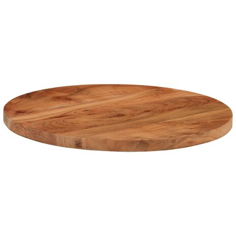 Tafelblad rond Ø40x2,5 cm massief acaciahout 3
