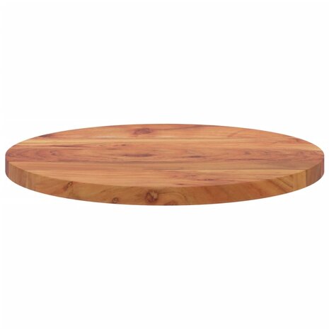 Tafelblad rond Ø40x2,5 cm massief acaciahout 4