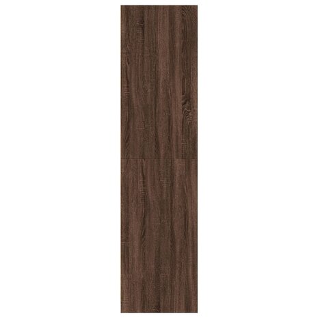 Kledingkast 30x50x200 cm bewerkt hout bruin eikenkleur 5