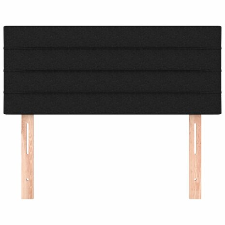 Hoofdbord 80x5x78/88 cm stof zwart 3