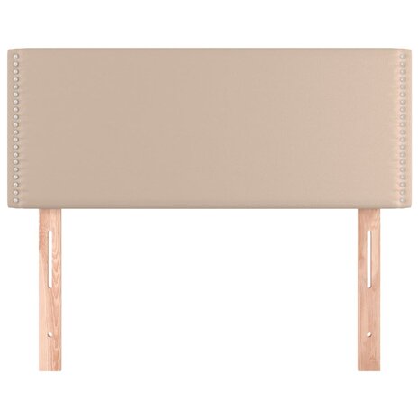 Hoofdbord 90x5x78/88 cm kunstleer cappuccinokleurig 3