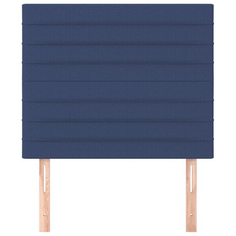 Hoofdborden 2 st 80x5x78/88 cm stof blauw 3