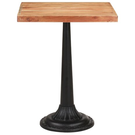 Bistrotafel 60x60x76 cm massief acaciahout 2
