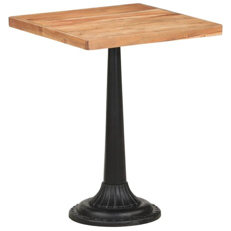 Bistrotafel 60x60x76 cm massief acaciahout 10
