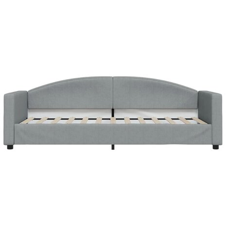 Slaapbank 80x200 cm stof lichtgrijs 3