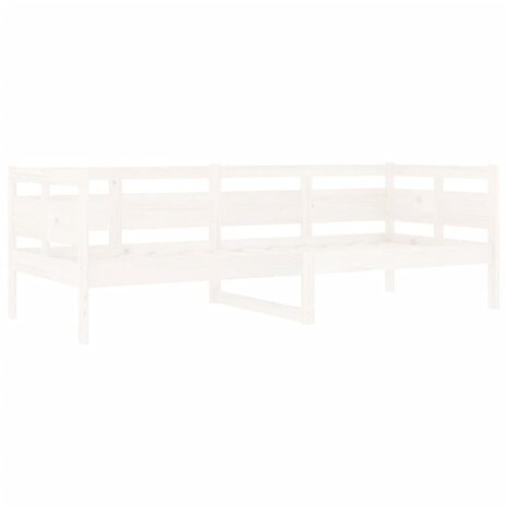 Slaapbank massief grenenhout wit 80x200 cm 4