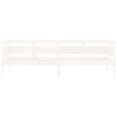 Slaapbank massief grenenhout wit 80x200 cm 5