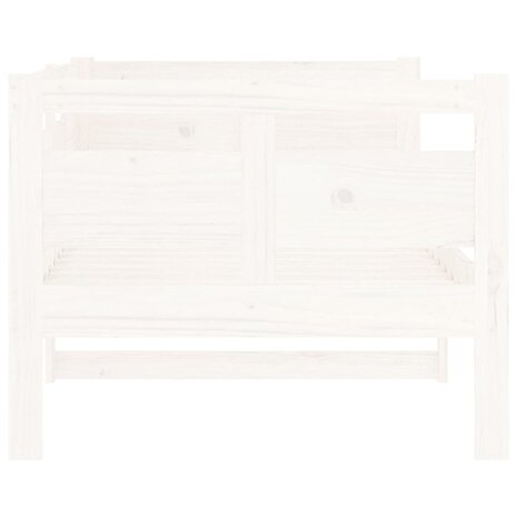 Slaapbank massief grenenhout wit 80x200 cm 6