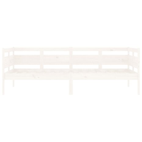 Slaapbank massief grenenhout wit 90x190 cm 5