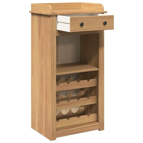 Wijnkast Panama 57x40x111,5 cm massief grenenhout 5