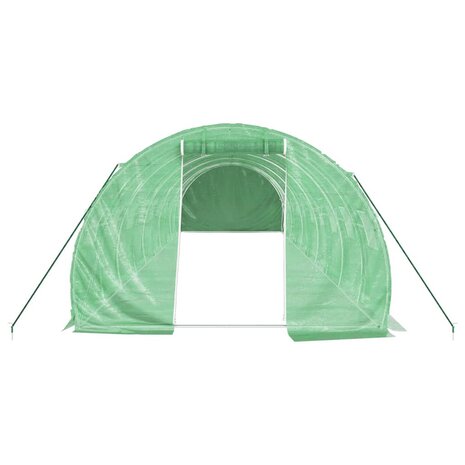 Tuinkas met stalen frame 30 m² 10x3x2 m groen 4