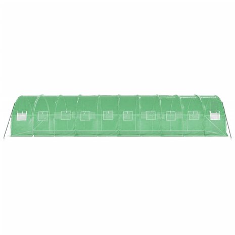 Tuinkas met stalen frame 30 m² 10x3x2 m groen 5