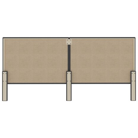 Hoofdbord 200x200 cm stof donkergrijs  5