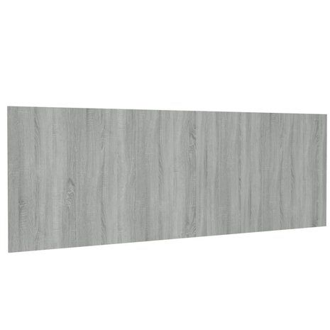 Hoofdbord wandmodel 240x1,5x80 cm bewerkt hout grijs sonoma 2