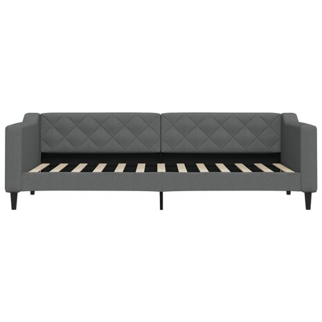 Slaapbank 80x200 cm stof donkergrijs 3
