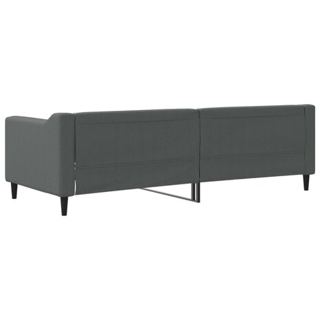 Slaapbank 80x200 cm stof donkergrijs 5