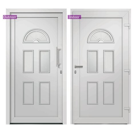 Voordeur 98x208 cm wit 6