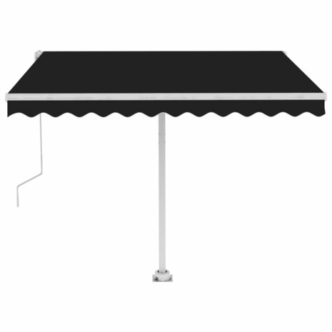 Luifel automatisch met LED en windsensor 300x250 cm antraciet 5