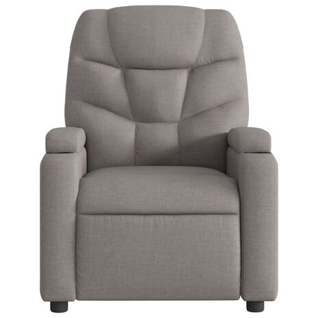 Massagestoel verstelbaar stof taupe 4