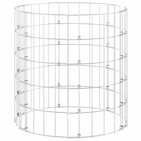 Gabion paal rond Ø50x50 cm gegalvaniseerd staal 3