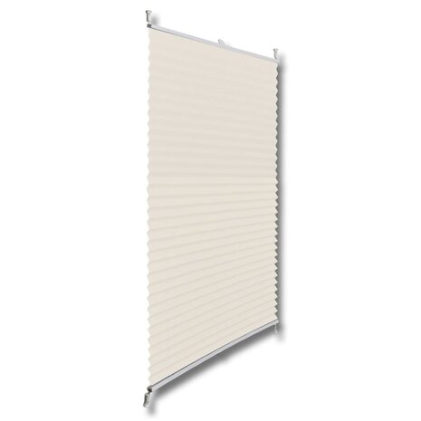 Plisséjaloezie 60x125 cm crème 3