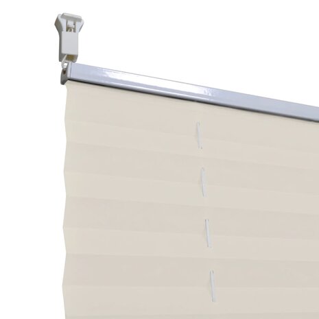 Plisséjaloezie 60x125 cm crème 6