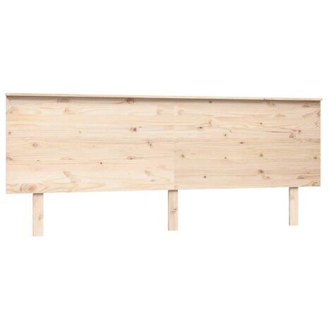 Hoofdbord 204x6x82,5 cm massief grenenhout 2
