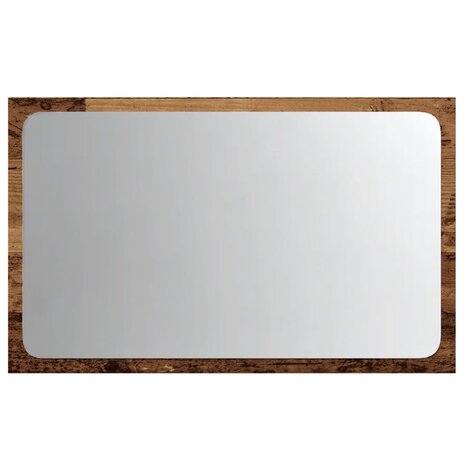 Badkamerspiegel met LED 60x8,5x38 cm artisanaal eikenkleurig 6