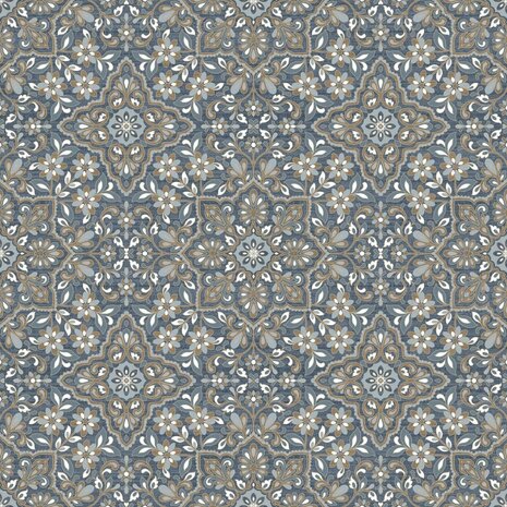Noordwand Behang Homestyle Portugese Tiles bruin en blauw 2