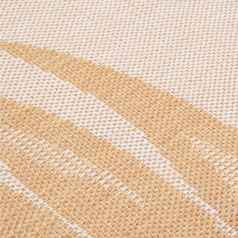 Buitenkleed met bladpatroon platgeweven 80x250 cm 5