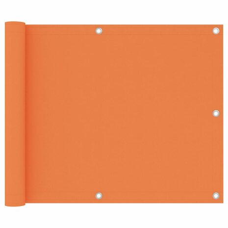 Balkonscherm 75x300 cm oxford stof oranje 1