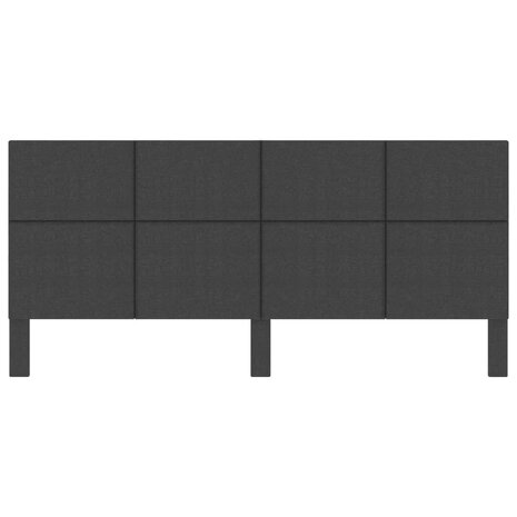 Hoofdbord 200x200 cm stof donkergrijs  4