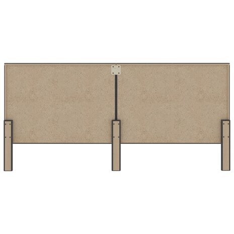 Hoofdbord 200x200 cm stof donkergrijs  5