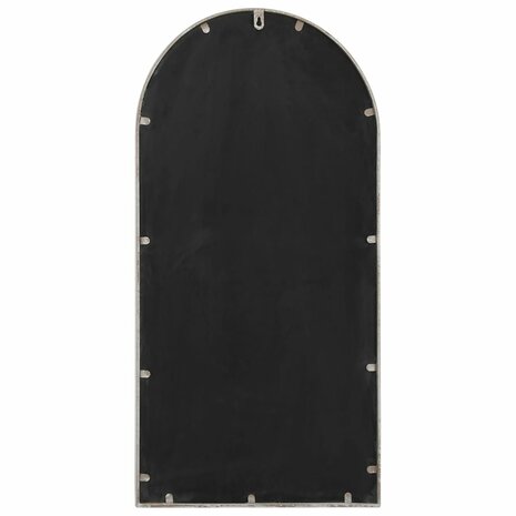 Tuinspiegel 90x45 cm ijzer zandkleurig 4