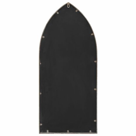 Tuinspiegel 100x45 cm ijzer zandkleurig 4