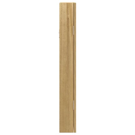 Sieradenkast met spiegel wandgemonteerd 30x8,5x67 cm 6